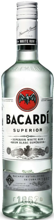 Bacardi Superior Rum 750ml