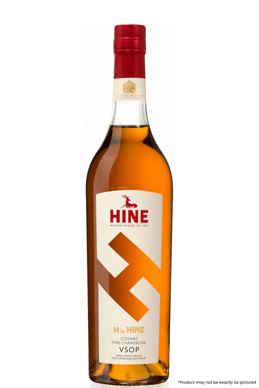 Type: Brandy
Region: Cognac
Country: France
Size: 750 ml 
ABV: 40% or 80 proof
Notes: A harmonious blend of 20 cognacs aged for a minimum of 4 years from grapes grown in the Grande Champagne & the Petite Champagne. H by Hine VSOP is superb on its own as well as being the perfect base for many cocktails both long & short. Awarded Silver Medal at 2018.