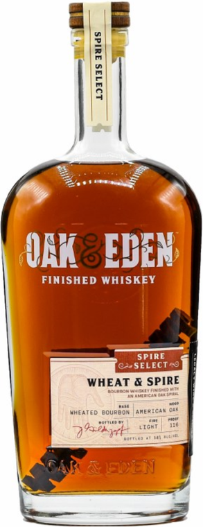 Oak and Eden Wheat & Spire Finished Whiskey 750ml