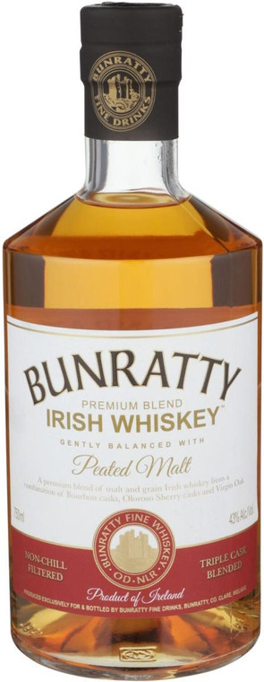 Bunratty Peated Malt Irish Whiskey 750ml