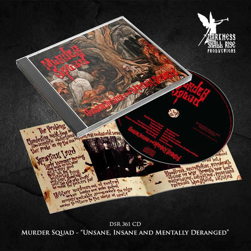 Murder Squad (SWE) – Unsane, Insane and Mentally Deranged, CD [Pre-Order]