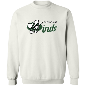 Chicago Winds Sweatshirt Crewneck Pullover WFL Football Team color White Chicago Winds Sweatshirt Crewneck Pullover WFL Football Team color White