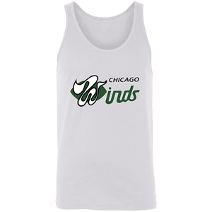 Chicago Winds Tank Top WFL Football Team color White Chicago Winds Tank Top WFL Football Team color White