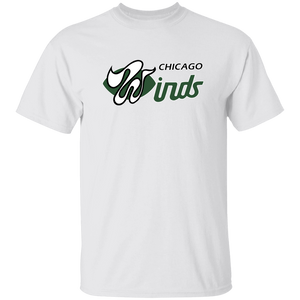Chicago Winds T-shirt Classic WFL Football Team color White Chicago Winds T-shirt Classic WFL Football Team color White