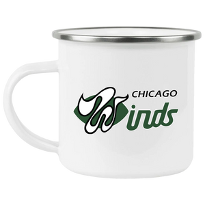 Chicago Winds Camping Mug 12 oz. Enamel | WFL Football Team Chicago Winds Camping Mug 12 oz. Enamel | WFL Football Team