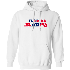 Florida Blazers Hoodie Pullover Classic WFL Football Team color White Florida Blazers Hoodie Pullover Classic WFL Football Team color White