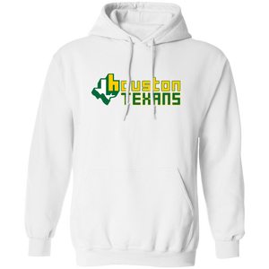 Houston Texans Hoodie Pullover Classic WFL Football Team color White Houston Texans Hoodie Pullover Classic WFL Football Team color White