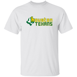 Houston Texans T-shirt Classic WFL Football Team color White