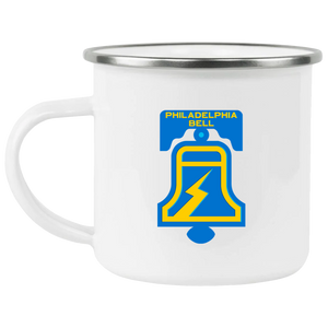Philadelphia Bell Camping Mug 12 oz. Enamel | WFL Football Team Philadelphia Bell Camping Mug 12 oz. Enamel | WFL Football Team