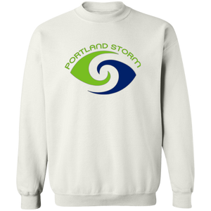 Portland Storm Sweatshirt Crewneck Pullover WFL Football Team color White Portland Storm Sweatshirt Crewneck Pullover WFL Football Team color White