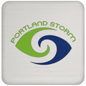 Portland Storm Drink Coaster WFL Football Team color White Portland Storm Drink Coaster WFL Football Team color White