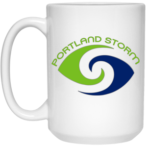 Portland Storm Mug 15 oz. White Glossy Ceramic WFL Football Team Portland Storm Mug 15 oz. White Glossy Ceramic WFL Football Team