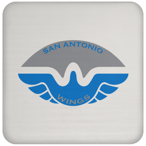San Antonio Wings Drink Coaster WFL Football Team color White San Antonio Wings Drink Coaster WFL Football Team color White