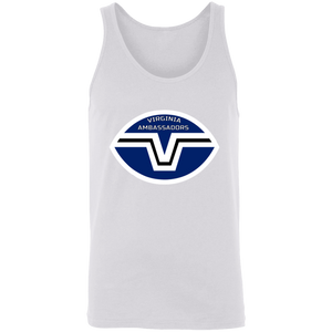 Virginia Ambassadors Tank Top WFL Football Team color White Virginia Ambassadors Tank Top WFL Football Team color White