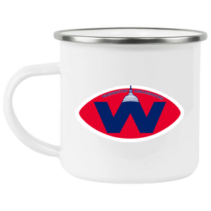 Washington Ambassadors Camping Mug 12 oz. Enamel WFL Football Team Washington Ambassadors Camping Mug 12 oz. Enamel WFL Football Team