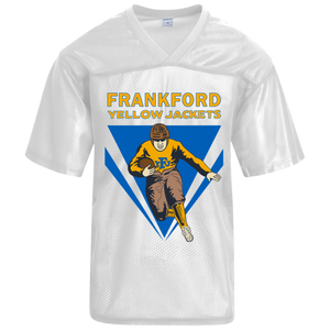 Frankford Yellow Jackets Replica Mesh Jersey NFL Football Team color White Frankford Yellow Jackets Replica Mesh Jersey NFL Football Team color White