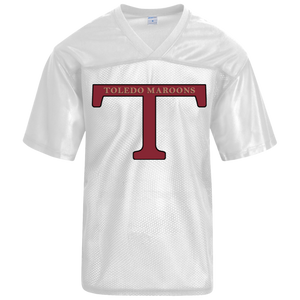 Toledo Maroons Replica Mesh Jersey NFL Football Team color White Toledo Maroons Replica Mesh Jersey NFL Football Team color White