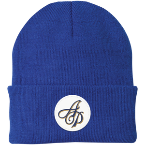 Akron Pros Knit Beanie NFL Football Team Headwear color Royal Blue Akron Pros Knit Beanie NFL Football Team Headwear color Royal Blue