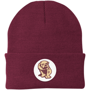 Canton Bulldogs Knit Beanie NFL Football Team Headwear color Maroon Canton Bulldogs Knit Beanie NFL Football Team Headwear color Maroon