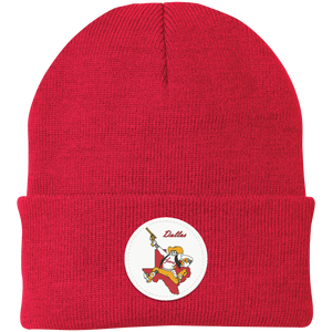 Dallas Texans Knit Beanie NFL Football Team Headwear color Red Dallas Texans Knit Beanie NFL Football Team Headwear color Red