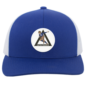 Dayton Triangles Trucker Cap Snapback NFL Football Team Headwear color Royal Blue/White Dayton Triangles Trucker Cap Snapback NFL Football Team Headwear color Royal Blue/White