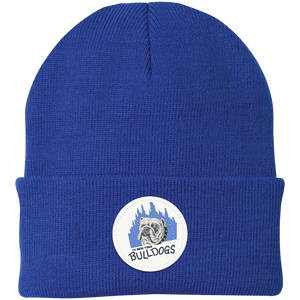 New York Bulldogs Knit Beanie NFL Football Team Headwear color Royal Blue New York Bulldogs Knit Beanie NFL Football Team Headwear color Royal Blue