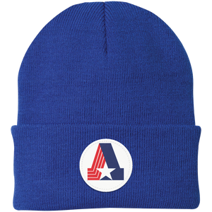Birmingham Americans Knit Beanie WFL Football Team Headwear color Royal Blue Birmingham Americans Knit Beanie WFL Football Team Headwear color Royal Blue