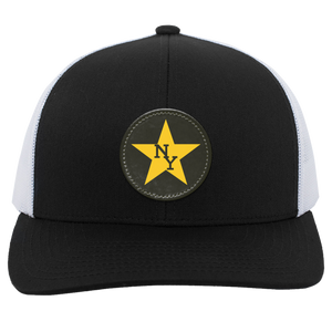 New York Stars Trucker Cap Snapback WFL Football Team Headwear color Black/White New York Stars Trucker Cap Snapback WFL Football Team Headwear color Black/White