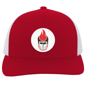 Chicago Fire Trucker Cap Snapback WFL Football Team Headwear color Red/White Chicago Fire Trucker Cap Snapback WFL Football Team Headwear color Red/White