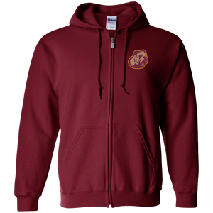 Boston Bulldogs Full Zip Hoodie NFL Football Team color Maroon Boston Bulldogs Full Zip Hoodie NFL Football Team color Maroon