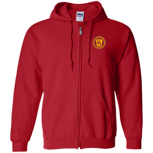 Columbus Panhandles Full Zip Hoodie NFL Football Team color Red Columbus Panhandles Full Zip Hoodie NFL Football Team color Red
