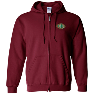 Rock Island Independents Full Zip Hoodie NFL Football Team color Maroon Rock Island Independents Full Zip Hoodie NFL Football Team color Maroon