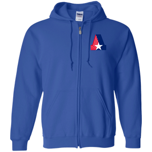 Birmingham Americans Full Zip Hoodie WFL Football Team color Royal Blue Birmingham Americans Full Zip Hoodie WFL Football Team color Royal Blue