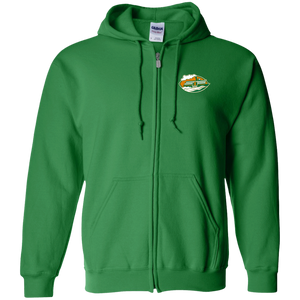 Shreveport Steamer Full Zip Hoodie WFL Football Team color Irish Green Shreveport Steamer Full Zip Hoodie WFL Football Team color Irish Green