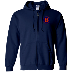 Baltimore Elite Giants Full Zip Hoodie Negro Leagues Baseball Team color Navy Baltimore Elite Giants Full Zip Hoodie Negro Leagues Baseball Team color Navy