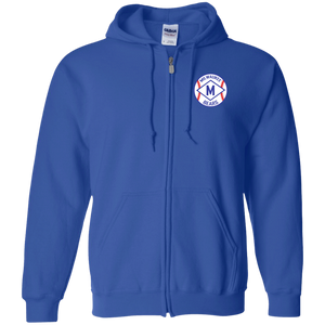 Milwaukee Bears Full Zip Hoodie A1 Negro Leagues Baseball Team color Royal Blue Milwaukee Bears Full Zip Hoodie A1 Negro Leagues Baseball Team color Royal Blue