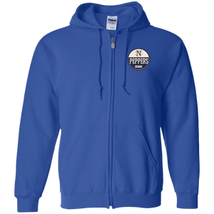 Newark Peppers Full Zip Hoodie Negro Leagues Baseball Team color Royal Blue Newark Peppers Full Zip Hoodie Negro Leagues Baseball Team color Royal Blue