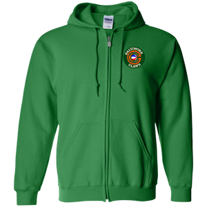 Baltimore Claws Full Zip Hoodie ABA Basketball Team color Irish Green Baltimore Claws Full Zip Hoodie ABA Basketball Team color Irish Green