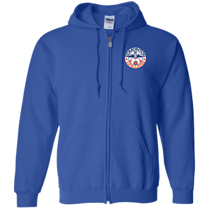 Edmonton Drillers Full Zip Hoodie NASL Soccer Team color Royal Blue Edmonton Drillers Full Zip Hoodie NASL Soccer Team color Royal Blue