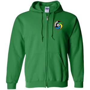 New York Cosmos Full Zip Hoodie NASL Soccer Team color Irish Green New York Cosmos Full Zip Hoodie NASL Soccer Team color Irish Green