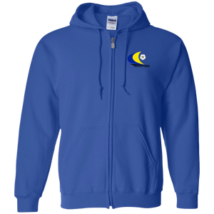 Oakland Clippers Full Zip Hoodie NASL Soccer Team color Royal Blue Oakland Clippers Full Zip Hoodie NASL Soccer Team color Royal Blue