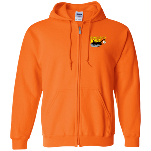 San Diego Jaws Full Zip Hoodie NASL Soccer Team color Orange San Diego Jaws Full Zip Hoodie NASL Soccer Team color Orange