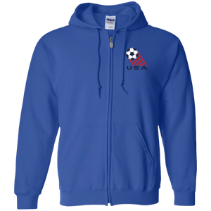 Team USA Full Zip Hoodie NASL Soccer Team color Royal Blue Team USA Full Zip Hoodie NASL Soccer Team color Royal Blue