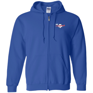 New York Arrows Full Zip Hoodie MISL Soccer Team color Royal Blue