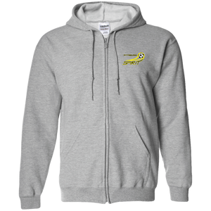 Pittsburgh Spirit Full Zip Hoodie MISL Soccer Team color Sport Grey Pittsburgh Spirit Full Zip Hoodie MISL Soccer Team color Sport Grey