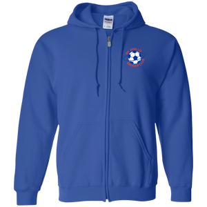New York Apollo Full Zip Hoodie ASL Soccer Team color Royal Blue New York Apollo Full Zip Hoodie ASL Soccer Team color Royal Blue