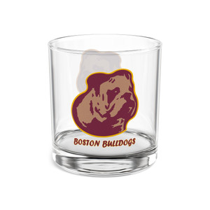 Boston Bulldogs Rocks Glass 10oz NFL Football Team Drinkware Boston Bulldogs Rocks Glass 10oz NFL Football Team Drinkware