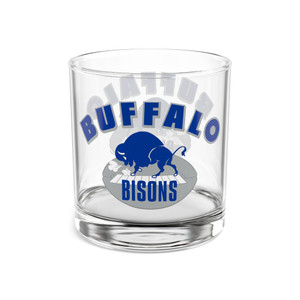 Buffalo Bisons Rocks Whisky Glass 10 Ounce AAFC Football Team Collectible Drinkware Buffalo Bisons Rocks Whisky Glass 10 Ounce AAFC Football Team Collectible Drinkware