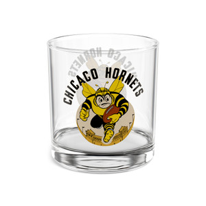 Chicago Hornets Rocks Glass 10oz - AAFC Football Team Chicago Hornets Rocks Glass 10oz - AAFC Football Team
