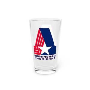 Birmingham Americans Pint Glass 16oz - WFL Football Team Birmingham Americans Pint Glass 16oz - WFL Football Team